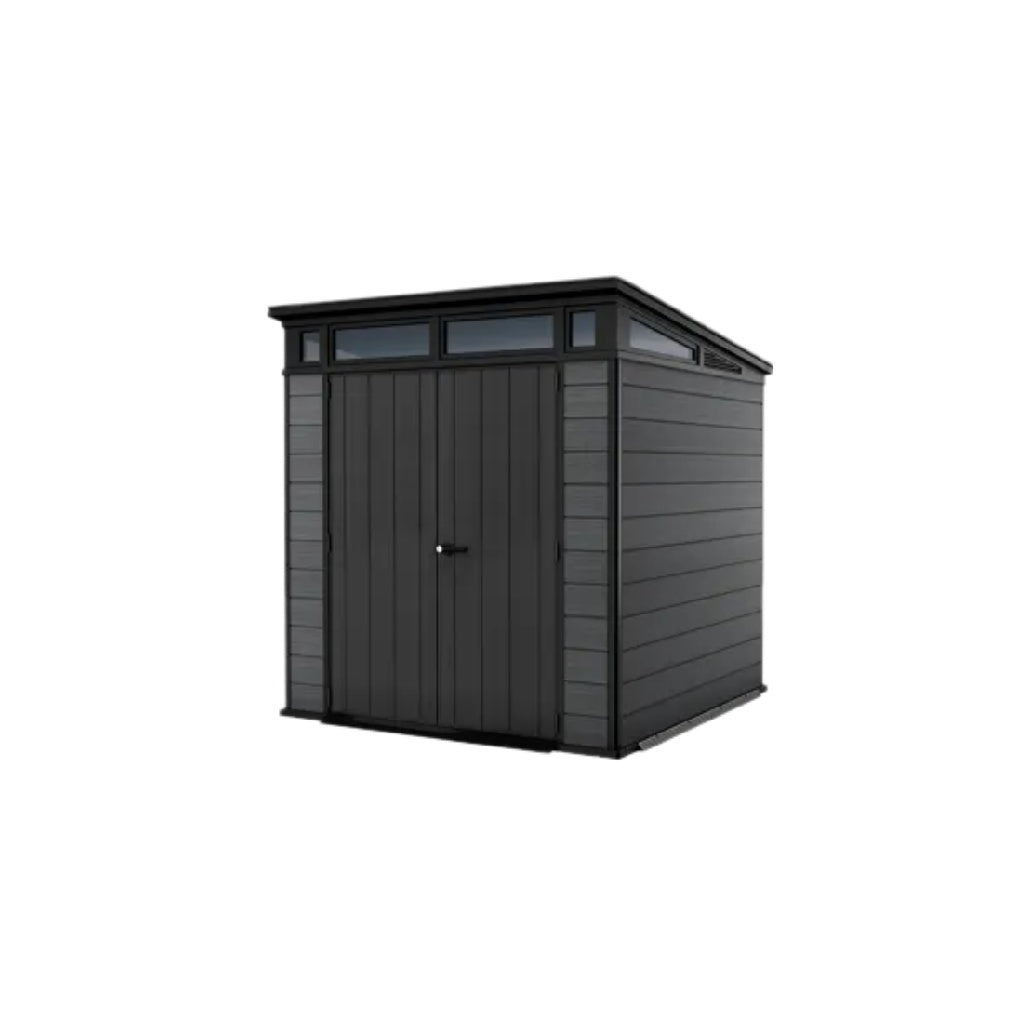 Abri de jardin en résine pour stockage extérieur - 150 x 100 x 150